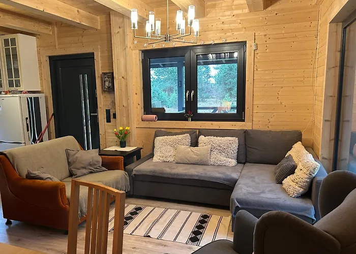 Mlynska - Drewniany, Caloroczny Dom W Sosnowym Lesie Czarny Mlyn